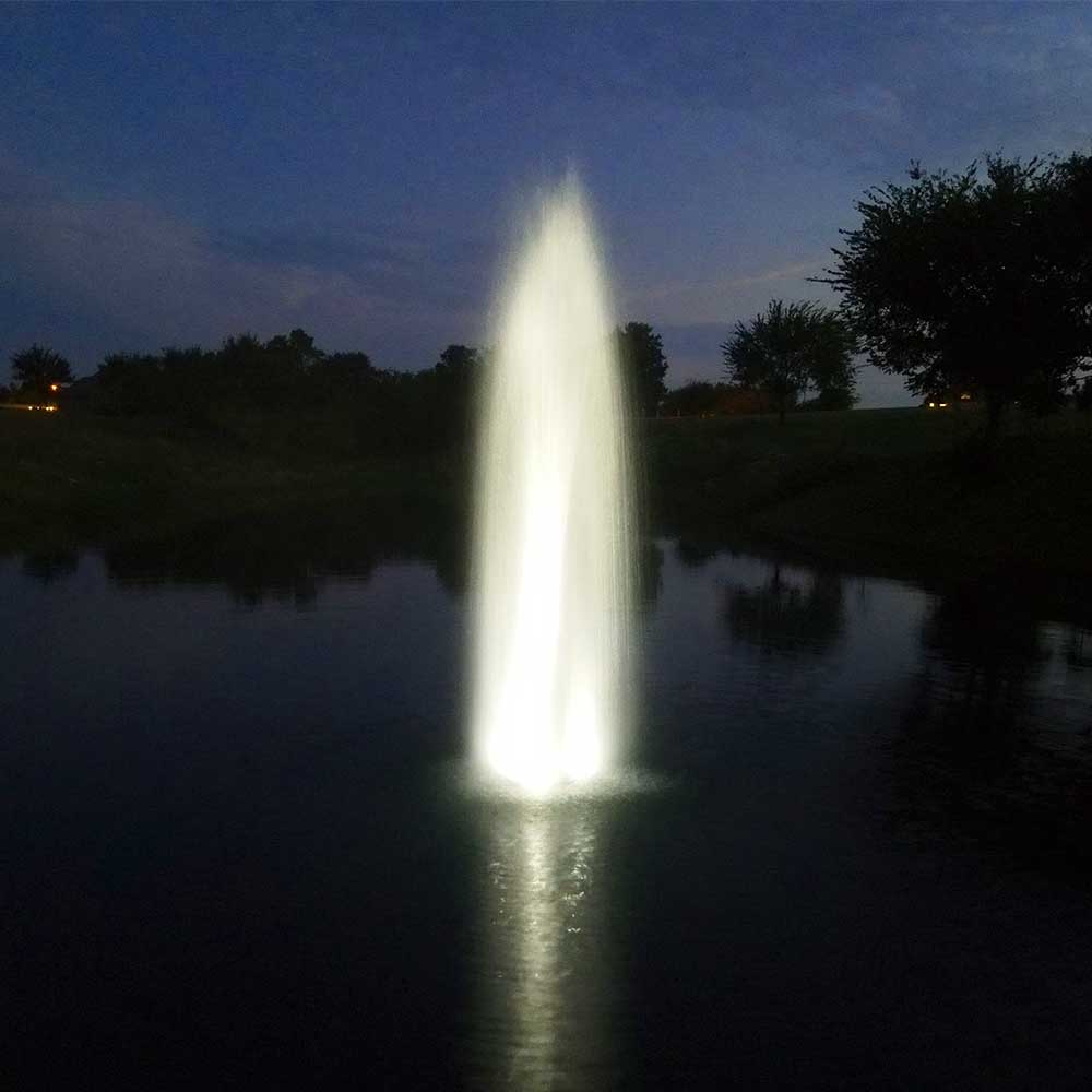 PondSelect: 12 Watt White Fountain Lights 4 Set