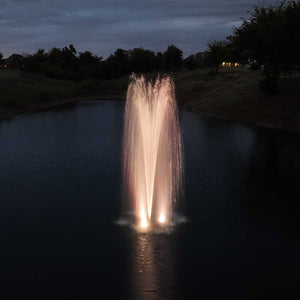 PondSelect: E-Series 1/2 HP Pond Fountain, 4 Spray Patterns – 230V