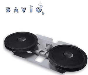 Anjon: Savio2 Aeration System 1 with Enclosures and 1/2HP Air Pump , Double Diffuser, 100' Weighted Tubing