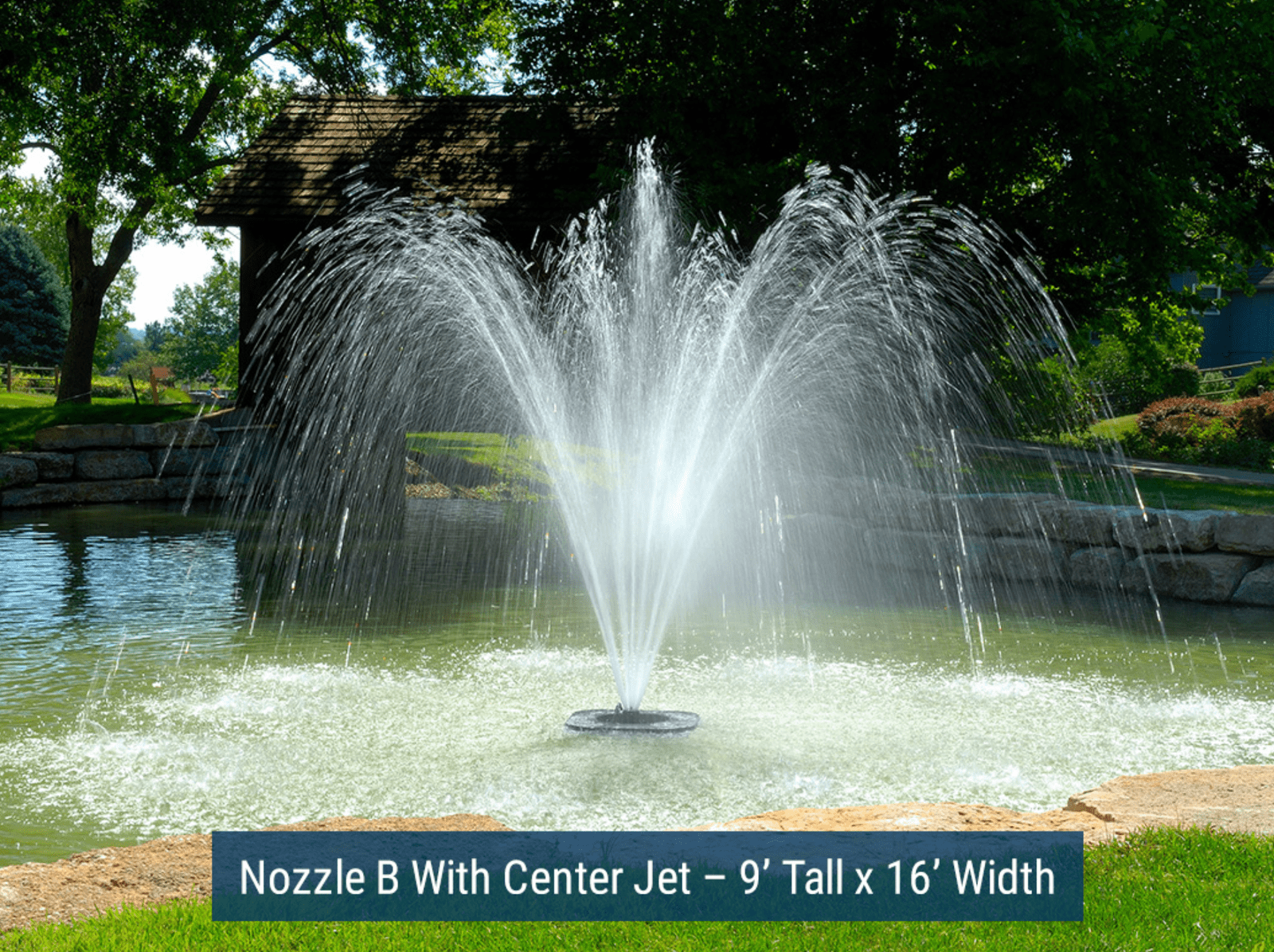 Air-O-Lator: Font'N-Aire Legacy 1/2HP Floating Fountain