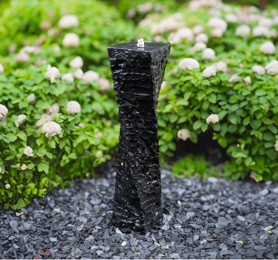 EasyPro: Tranquil Décor Twisted Basalt Fountain Complete Kit- 39"