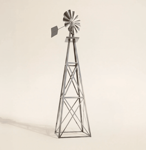 Outdoor Water Solutions: Steel Garden Windmill for Yard
