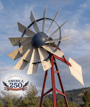 Outdoor Water Solutions: Wood Tower Windmill