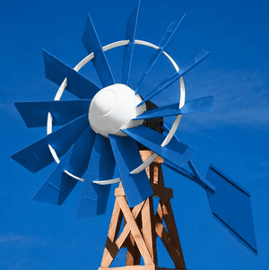 Outdoor Water Solutions: Wood Tower Windmill