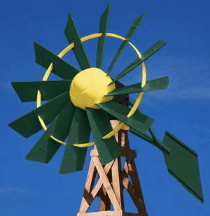 Outdoor Water Solutions: Wood Tower Windmill