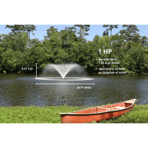 Kasco Marine: VFX Series Aerating Display Fountain for Small Ponds to Large Ponds