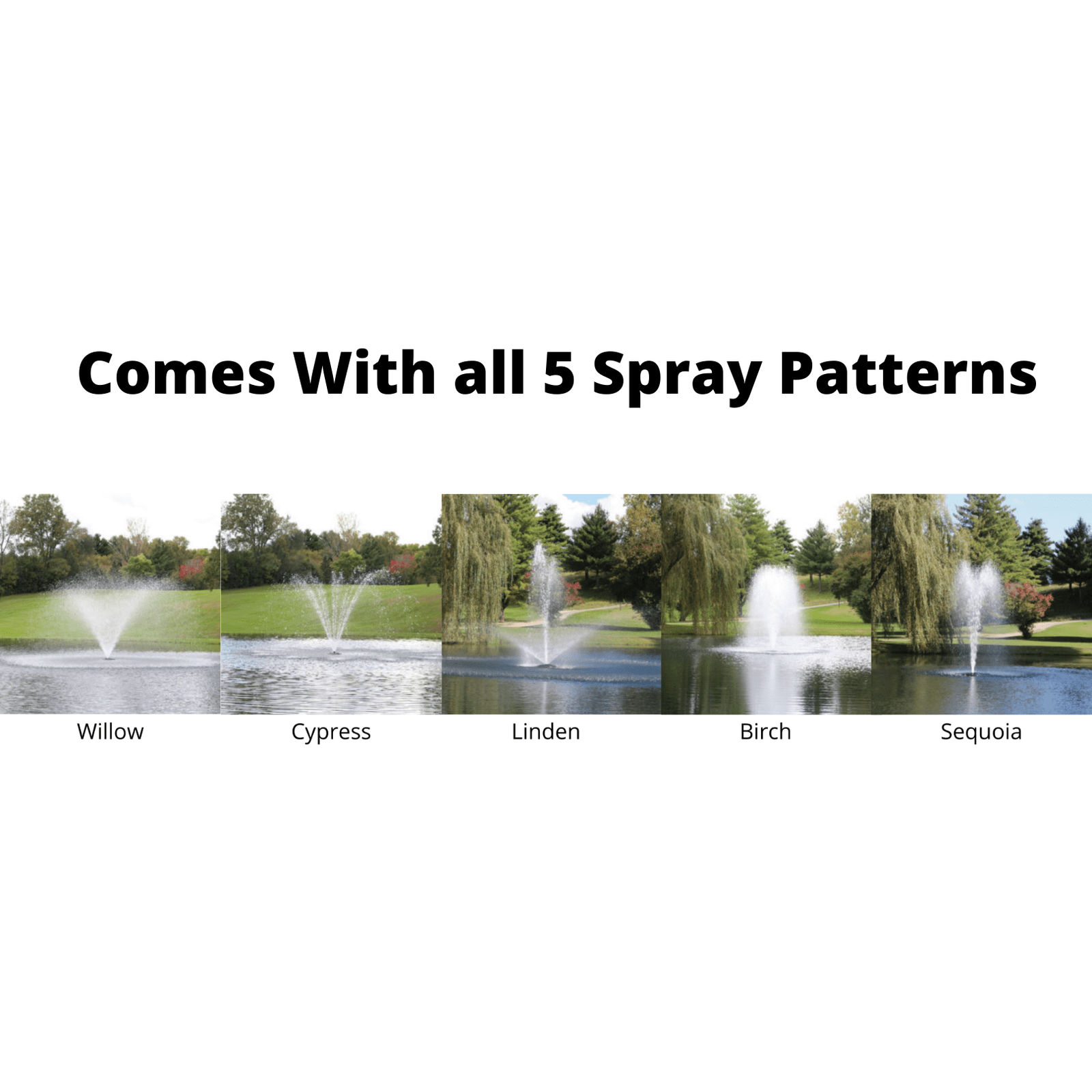 Kasco Marine: J Series Decorative Display Fountain 3/4 HP for Small Ponds