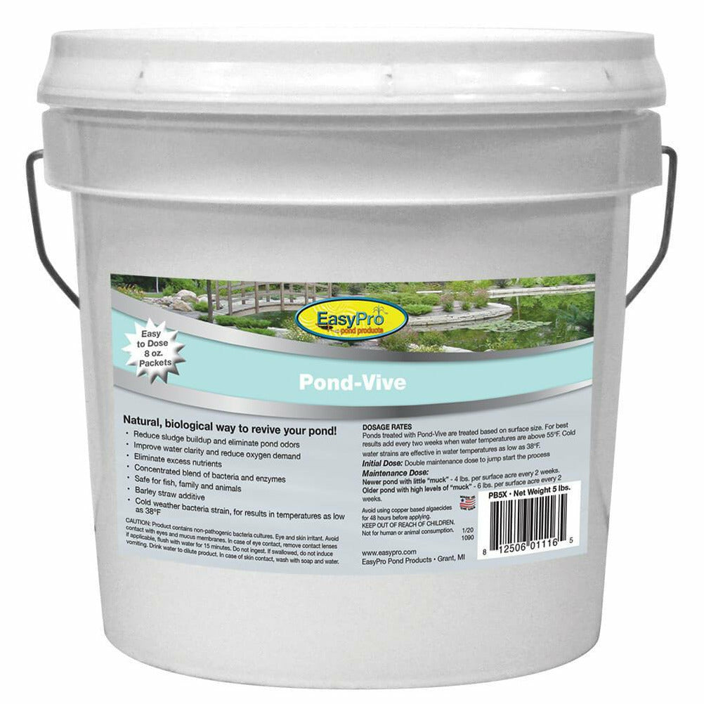 EasyPro: Pond-Vive Bacteria – 10 lb pail – Water Soluble Packs