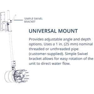 Kasco Marine: AquatiClear Water Circulator in Motor Sizes 1/2HP, 3/4HP and 1HP