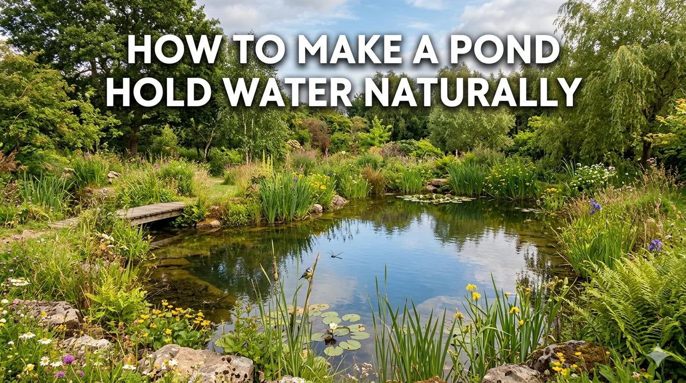 How to Make a Pond Hold Water Naturally