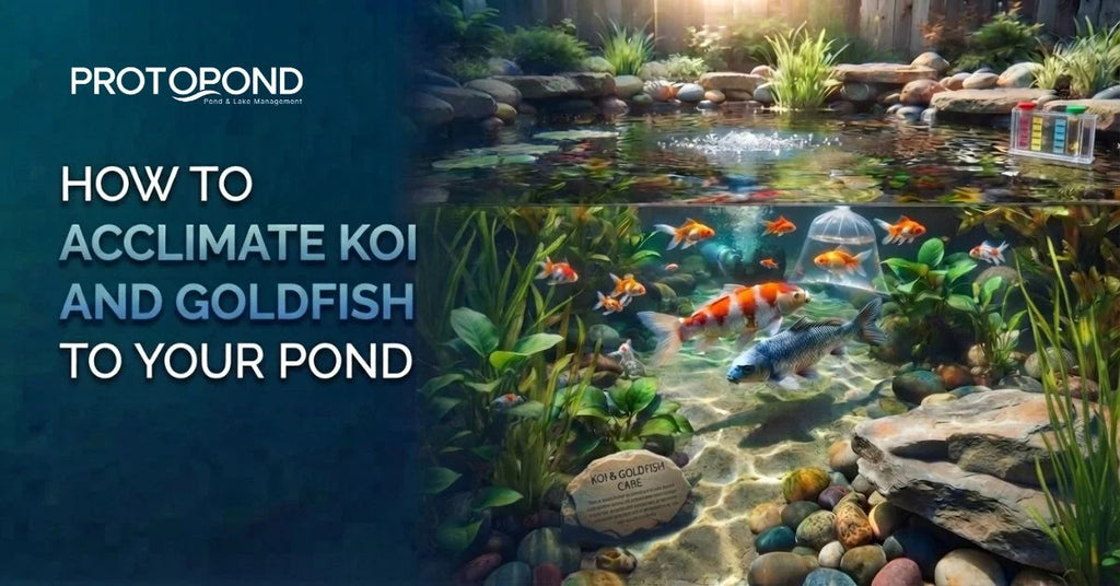 How to Acclimate Koi and Goldfish to Your Pond