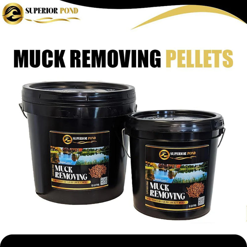 Load image into Gallery viewer, Superior Pond: Muck reducer | Lake &amp; Pond Sludge Pellets | 5LBS | 10LBS

