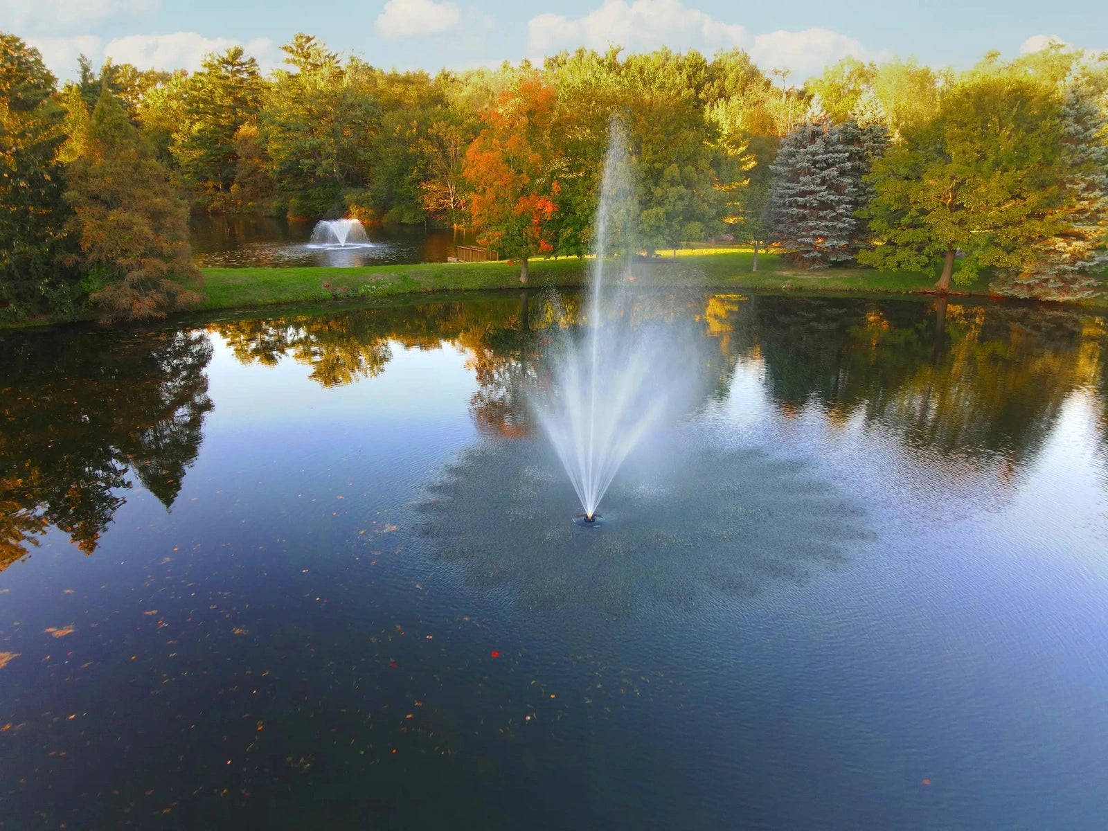 Scott Aerator: Amherst Display Fountain for Small, Medium, Large, and Commercial Ponds
