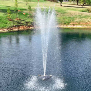 PondSelect: E-Series 1/2 HP Pond Fountain, 4 Spray Patterns – 230V
