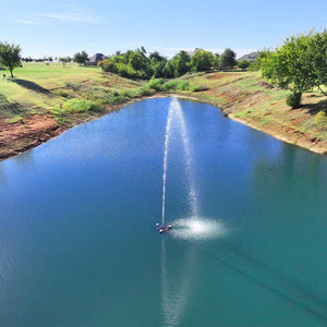 PondSelect: E-Series 1/2 HP Pond Fountain, 4 Spray Patterns – 230V
