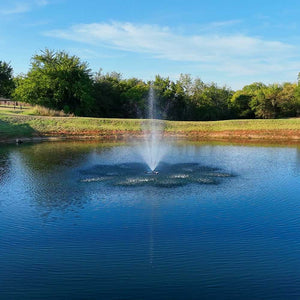 PondSelect: E-Series 1/2 HP Pond Fountain, 4 Spray Patterns – 230V
