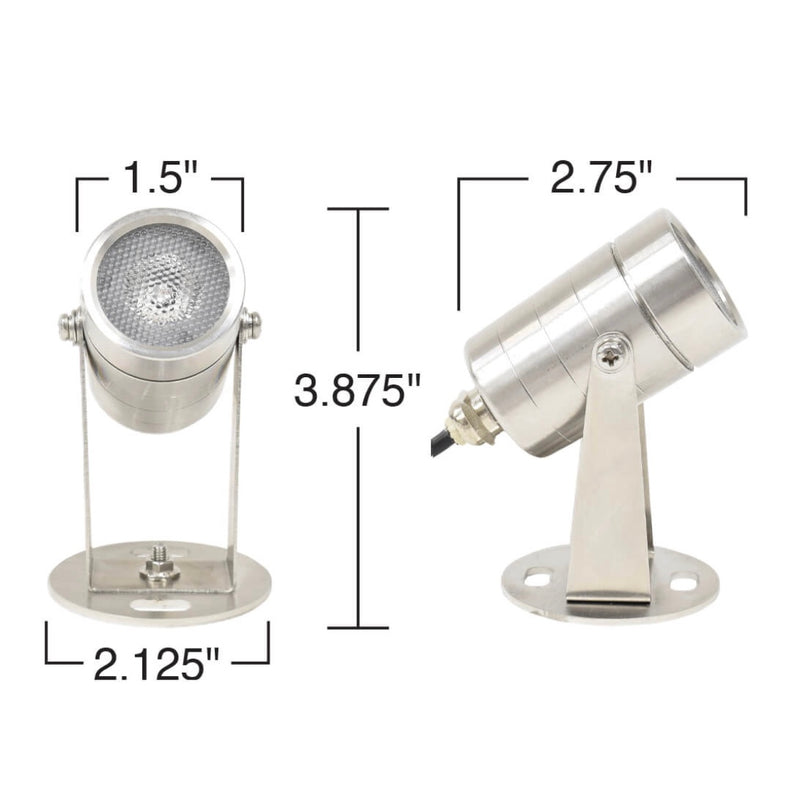 Load image into Gallery viewer, EasyPro: Cabrio Color Changing LED Submersible Light – Stainless Steel
