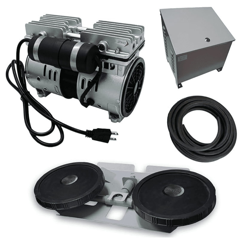 Load image into Gallery viewer, Anjon: Savio2 Aeration System 1 with Enclosures and 1/2HP Air Pump , Double Diffuser, 100&#39; Weighted Tubing
