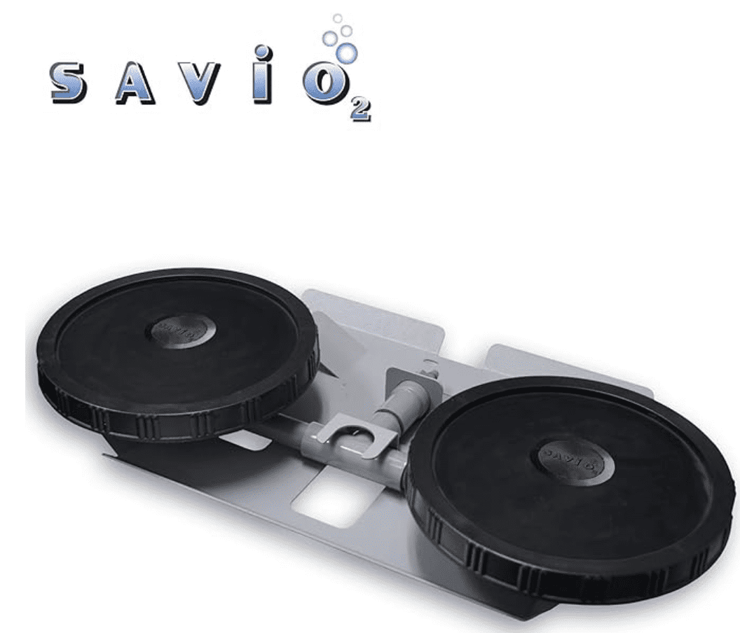Anjon: Savio2 Aeration System 1 with Enclosures and 1/2HP Air Pump , Double Diffuser, 100' Weighted Tubing
