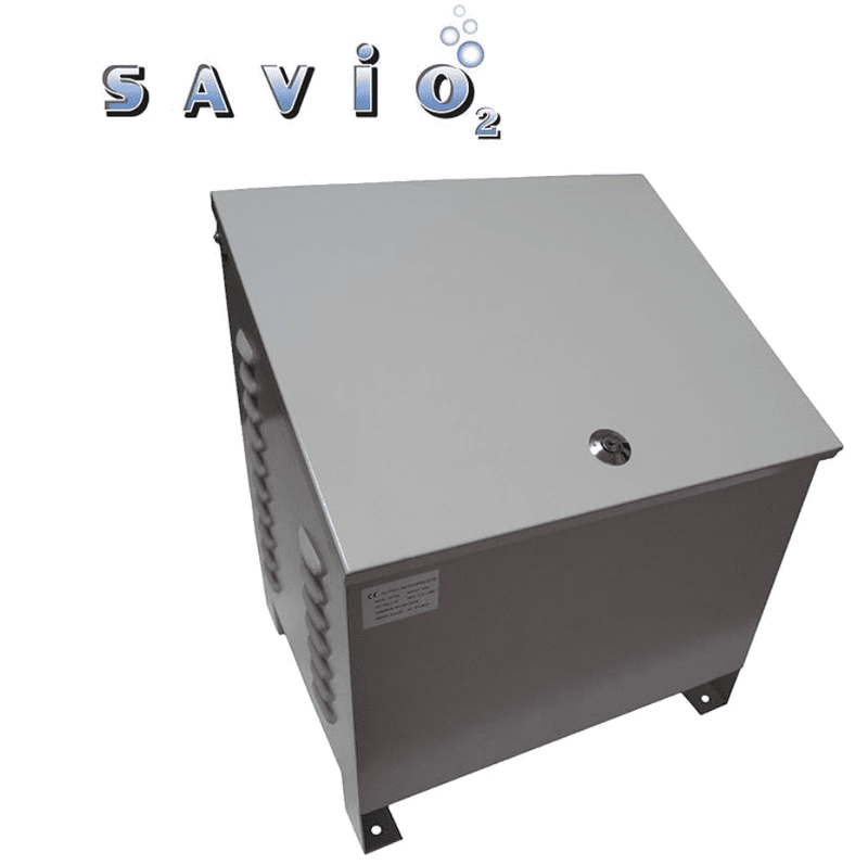 Load image into Gallery viewer, Anjon: Savio2 Aeration System 3 with Enclosures and 1HP Air Pump , Double Diffusers, 100&#39; Weighted Tubing

