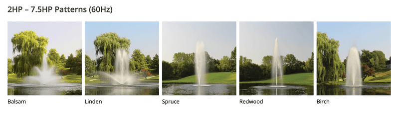 Load image into Gallery viewer, Kasco Marine: J Series Decorative Display Fountain 5 HP for Large Ponds
