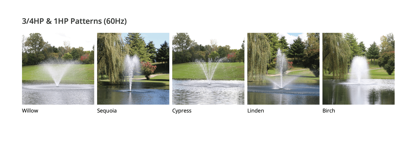 Kasco Marine: J Series Decorative Display Fountain 3/4 HP for Small Ponds