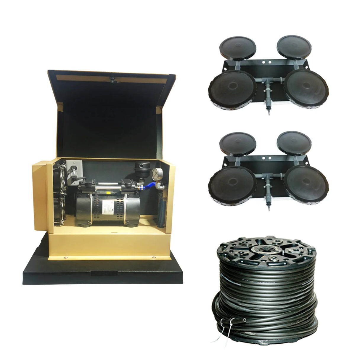 Outdoor Water Solutions: Pond Aeration Bubbler / AerMaster Pro / 31/2HP / Up to 2.5 Acres