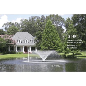 Kasco Marine: VFX Series Aerating Display Fountain for Small Ponds to Large Ponds