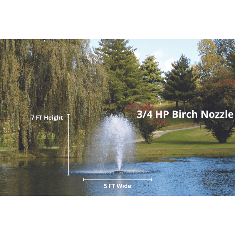 Load image into Gallery viewer, Kasco Marine: J Series Decorative Display Fountain 3/4 HP for Small Ponds
