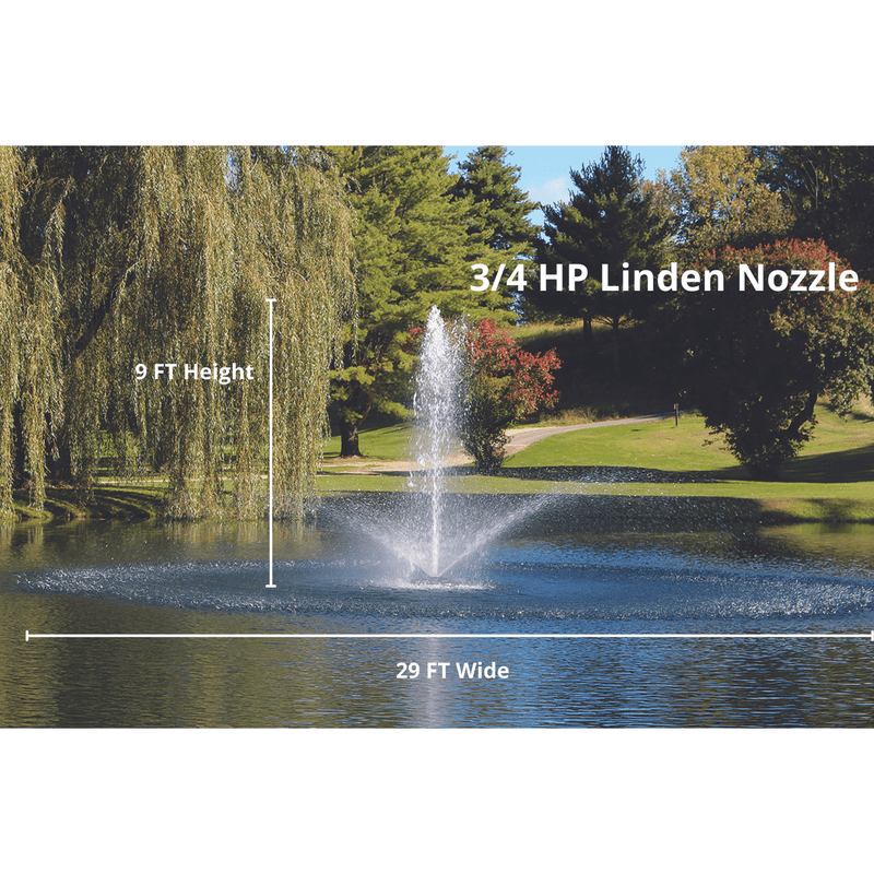 Load image into Gallery viewer, Kasco Marine: J Series Decorative Display Fountain 3/4 HP for Small Ponds

