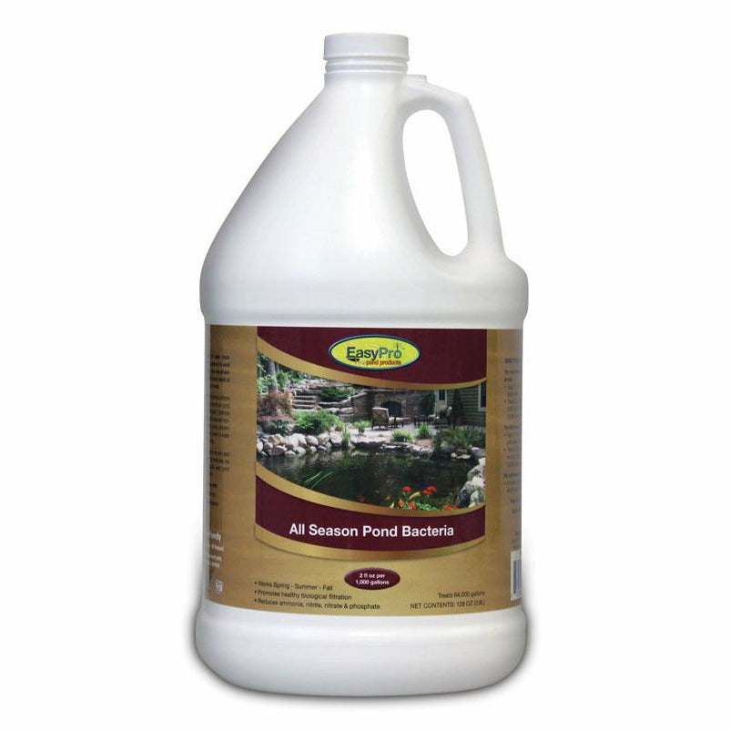 EasyPro: All Season Liquid Bacteria – 128 oz. 1 gal - Treats Up to 64,000 gal